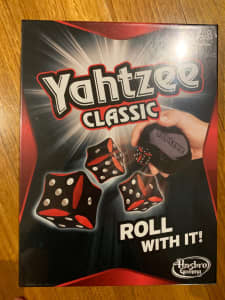 Brand new Yahtzee classic roll with it