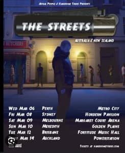 The streets tonight 8th march tickets x2
