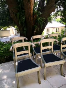 12x Luxury hand crafted Original Italian chairs (Camperdown )
