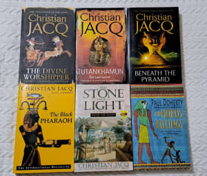 Novels x5 -Christian Jacq, X1 The Horus Killings- Paul Doherty.