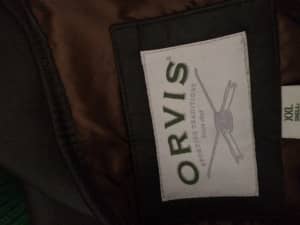 Orvis Leather Vest