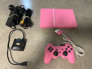 Pink ps2 console read description