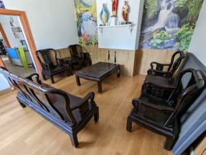 Antique Chinese Rosewood Lounge Set