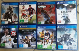 Used PlayStation 4 Games x 8 Games As One Lot - Covers and Books 📚