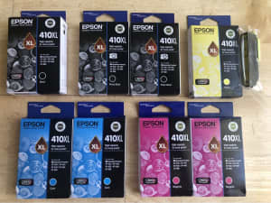 EPSON 410XL Ink Cartridges - NEW - $20 each or $150 the lot
