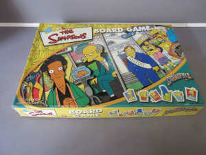 COLLECTABLE 2000 THE SIMPSONS SPRINGFIELD BOARD GAME