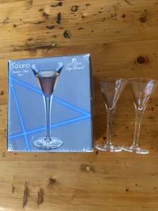 12 x NEW TIZIANO LUIGI BORMIOLI LIQUEUR GLASSES