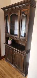 Wooden Display cabinet, hutch