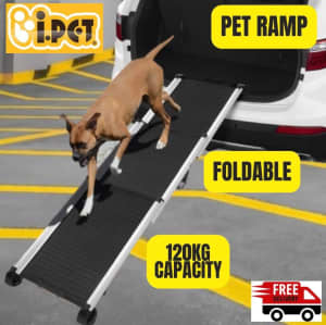 Dog Ramp Pet Ramp Car Stairs Foldable (Brand New)