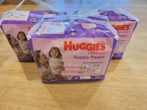 HUGGIES Nappy Pants Girl Size 6