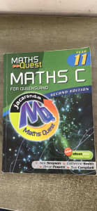 Maths Quest 11C textbook
