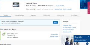 Dell Latitude 5420 Notebook i5 11th gen/16 GB/ 256 SSD