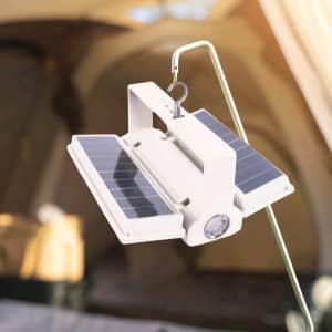 2 in 1 Solar Camping Lights, rechargeable Solar Lantern Flashlight,