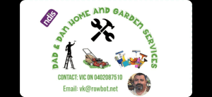 DAD & DAN HOME GARDEN SERVICES /I CAN TAKE NDIS PLAN MANAGED CUSTOMERS