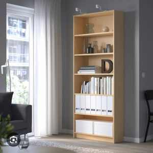 IKEA bookshelf - light wood grain 