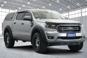 2019 Ford Ranger PX MkIII 2020.25MY XLS Silver 6 Speed Sports Automatic Double Cab Pick Up