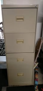FOR SALE 4 drawer lockable filing cabinet 