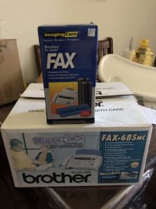 Brother phone / fax with extra fax rolls