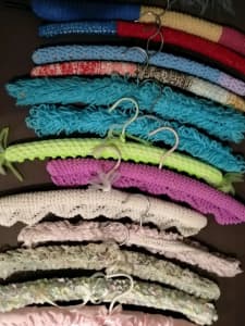 Crochet & Lace Coat Hangers Brand New for $1 each