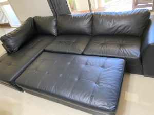 3 seater couch with ottoman