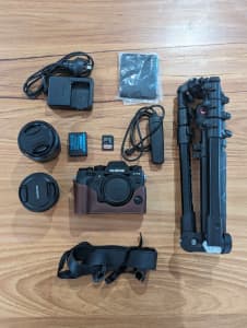 Fujifilm XT2, 18-55mm, 8mm, lowpro backpack and accessories 