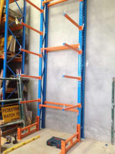 SpeedRack Single Sided Cantilever Racking 4267mm tall with 600mm Arms