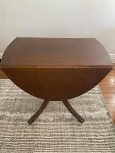 Gorgeous Antique Drop Side Table