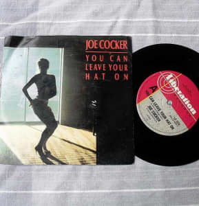 Pop Rock  -  Joe Cocker You Can Leave Your Hat On  Vinyl 7" 1986