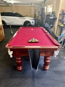 Pool Table with table tennis top 