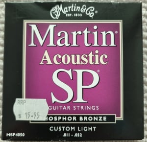 Martin Acoustic SP Guitar Strings Phosphor Bronze - as new