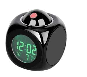 Sale! Digital Projection Time Alarm Clock Projects Temperature Display