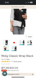 Moby classic baby wrap