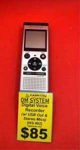 OM System Digital Voice Recorder (w/USB out and Stereo Mics) [WS-882]