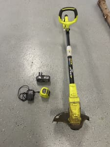 Ryobi line trimmer 18v includes battery and charger 