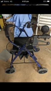Mobility Aid Walker with Brakes