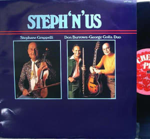 Jazz - GRAPPELLI BURROWS GOLLA Steph 'N' Us  Vinyl 1977