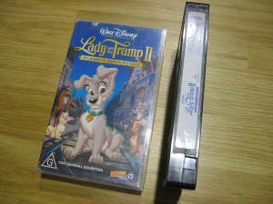 Lady and the Tramp 2 VHS Walt Disney Video Tape Vintage