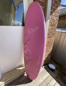 RAW 5’5ft Foam Surfboard