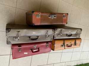 Large Retro Suitcases (5 available)