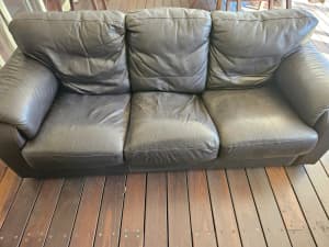 Leather Lounge 3 seater