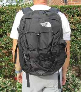 BACKPACK- THE NORTH FACE, BOREALIS, 28L CAPACITY, EXCELLENT CONDITION