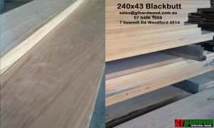 Brisbane Dried Blackbutt 240x43 Internal Stair Treads