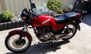 1982 Suzuki GSX250. Classic Motorcycle.