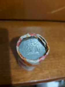 2001 fifty cent coin centenary of federation roll 