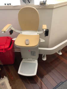 Stair lift, curved new