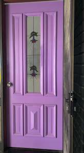 Purple Entrance Door