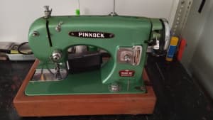 PiNNOCK brand vintage sewing machine.