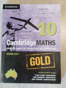 Cambridge Maths Year 10 stage 4/5.1
