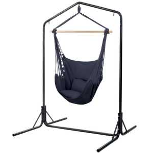 Gardeon Outdoor Hammock Chair with Stand Swing Hanging Hammock with P