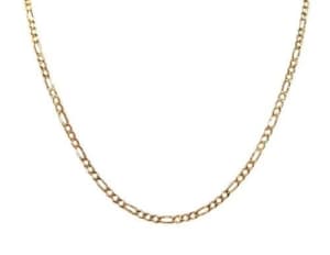 9ct Yellow Gold Necklace 58.5cm 3.5G